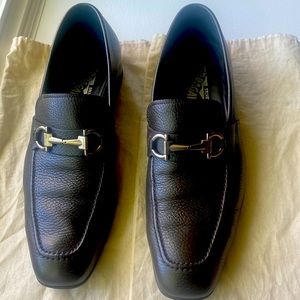 Mens Salvatore Ferragamo Loafers- Dark Brown